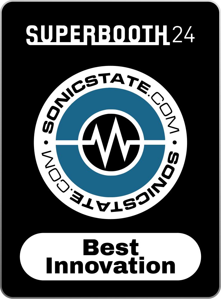 Sonicstate Superbooth 2024 Best Innovation award badge